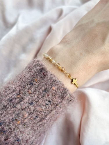 Różaniec bransoletka na rękę dziesiątka różańca Elżbieta